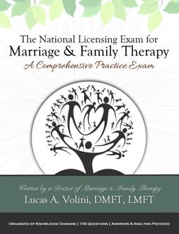 National Licensing Exam for Marriage and Family Therapy A Comprehensive Practice Exam  9780999818428 Front Cover
