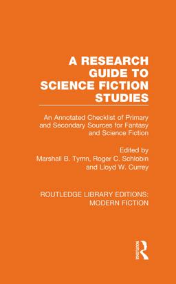 A Research Guide to Science Fiction Studies