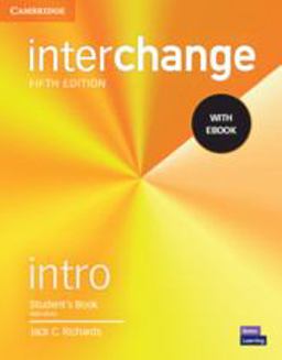 Interchange Intro Student's Book with EBook 5th 9781009040419 Front Cover
