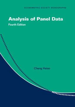 Analysis of Panel Data 4th 9781009060752 Front Cover