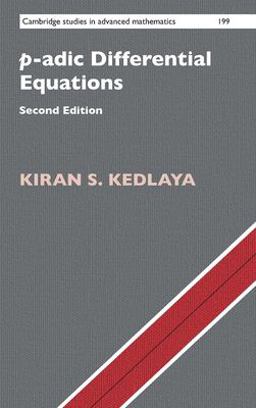 P-Adic Differential Equations 2nd 9781009123341 Front Cover