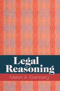 Legal Reasoning  9781009162500 Front Cover