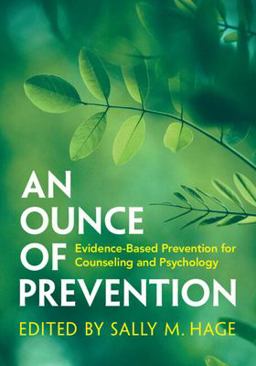     OUNCE OF PREVENTION  9781009244527 Front Cover