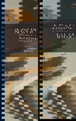 An Essay on Criticism