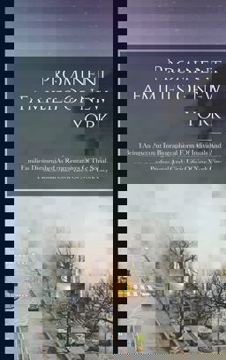 Prominent Families of New York