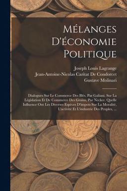 Mélanges d'économie Politique