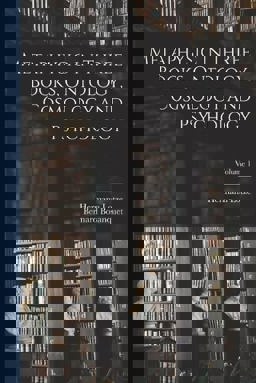 Metaphysic in Three Books, Ontology, Cosmology and Psychology; Volume 1