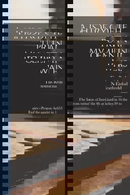 A History of the Puritan Movement in Wales; from the Institution of the Church at Llanfaches in 1639 to the Expiry of the Propagation Act In 1653