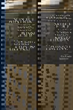 An Historical Sketch of Madison University, Hamilton, N. y