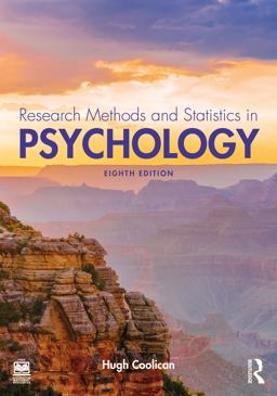 Research Methods and Statistics in Psychology Research Methods and Statistics in Psychology