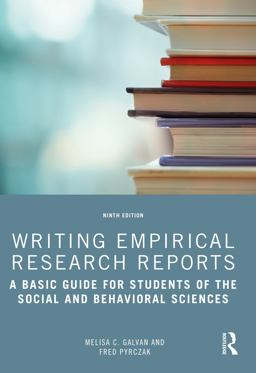     WRITING EMPIRICAL RESEARCH REPORTS  9781032136806 Front Cover