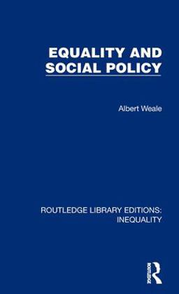 Equality and Social Policy Equality and Social Policy