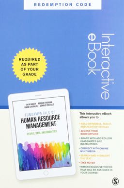 Fundamentals of Human Resource Management - Interactive EBook People, Data, and Analytics  9781071807361 Front Cover