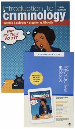 BUNDLE: Schram, Introduction to Criminology 3e (Interactive EBook) + Schram, Introduction to Criminology 3e (Loose-Leaf) 2nd 9781071813287 Front Cover