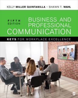 Business and Professional Communication Keys for Workplace Excellence 5th 9781071825266 Front Cover