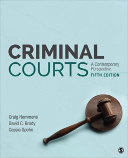 Criminal Courts A Contemporary Perspective 5th 9781071833896 Front Cover
