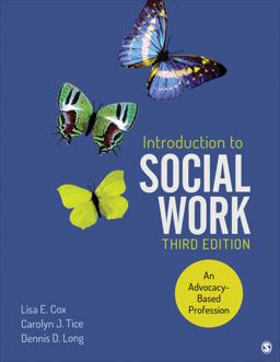 Introduction to Social Work: An Advocacy-based Profession  9781071839812 Front Cover
