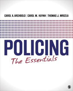 Policing The Essentials 1st 9781071839980 Front Cover