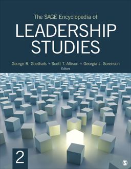 SAGE Encyclopedia of Leadership Studies  9781071840849 Front Cover