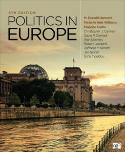     POLITICS IN EUROPE  9781071844298 Front Cover