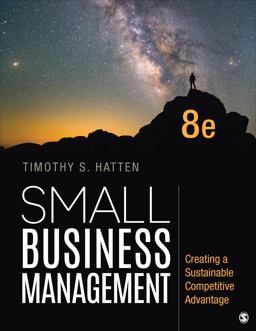 Small Business Management Creating a Sustainable Competitive Advantage 8th 9781071848173 Front Cover