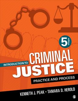 Introduction to Criminal Justice Practice and Process 5th 9781071848975 Front Cover