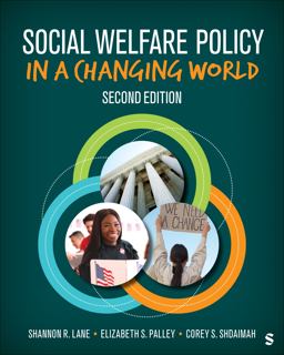 Social Welfare Policy in a Changing World Social Welfare Policy in a Changing World