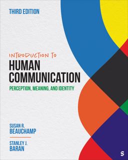 Introduction to Human Communication 3rd 9781071922569 Front Cover