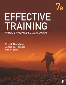 Effective Training Systems, Strategies, and Practices 7th 9781071927809 Front Cover