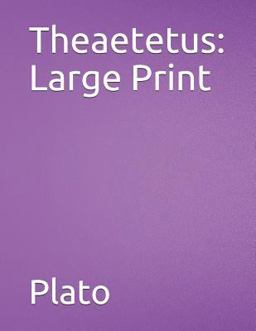 Theaetetus: Large Print