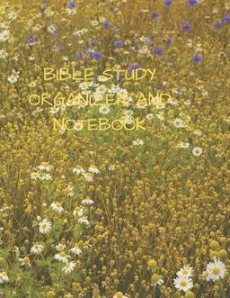 Bible Study Organizer and Notebook Bible Study Organizer and Notebook