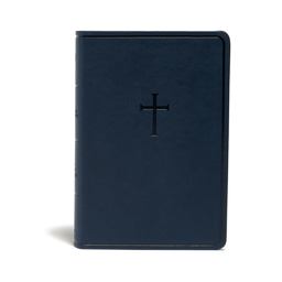 KJV Everyday Study Bible, Navy Cross LeatherTouch KJV Everyday Study Bible, Navy Cross LeatherTouch