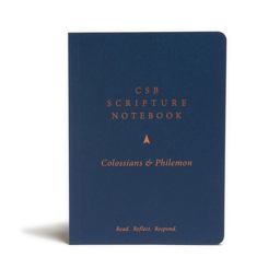 CSB Scripture Notebook, Colossians and Philemon
