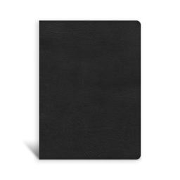 CSB Single-Column Wide-Margin Bible, Black LeatherTouch