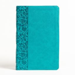 NASB Large Print Personal Size Reference Bible, Teal LeatherTouch NASB Large Print Personal Size Reference Bible, Teal LeatherTouch