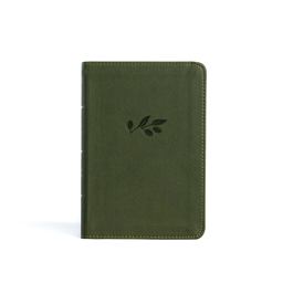 NASB Large Print Compact Reference Bible, Olive LeatherTouch NASB Large Print Compact Reference Bible, Olive LeatherTouch