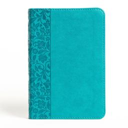 NASB Large Print Compact Reference Bible, Teal Leathertouch NASB Large Print Compact Reference Bible, Teal Leathertouch
