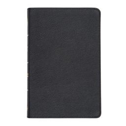 CSB Thinline Bible, Black Genuine Leather