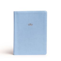 NASB Tony Evans Study Bible, Powder Blue LeatherTouch