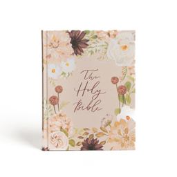 CSB Notetaking Bible, Large Print Hosanna Revival Edition, Blush Cloth over Board