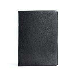 CSB Spurgeon Study Bible, Holman Handcrafted Collection, Black Premium Goatskin 2023 9781087785554 Front Cover