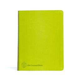 CSB Life Counsel Bible, Apple Green LeatherTouch