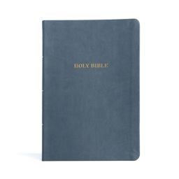 KJV Large Print Thinline Bible, Value Edition, Slate Leathertouch KJV Large Print Thinline Bible, Value Edition, Slate Leathertouch