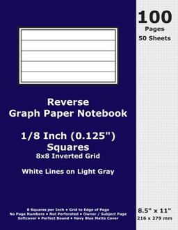Reverse Graph Paper Notebook