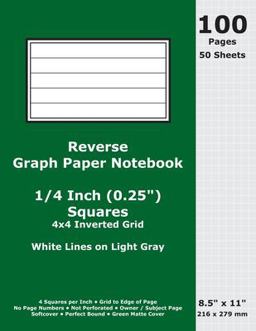 Reverse Graph Paper Notebook