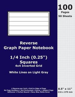 Reverse Graph Paper Notebook