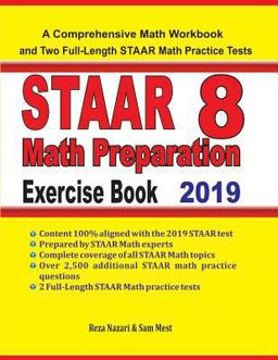 STAAR 8 Math Preparation Exercise Book