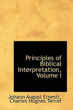 Principles of Biblical Interpretation