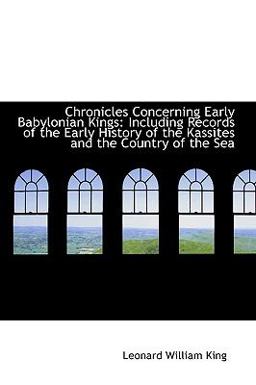 Chronicles Concerning Early Babylonian Kings