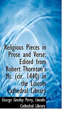 Religious Pieces in Prose and Verse